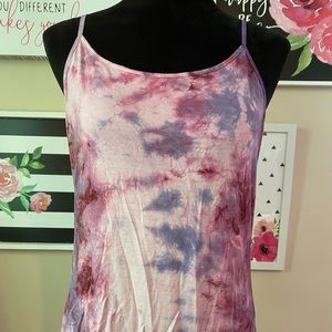 Purple Tie Dye Cami